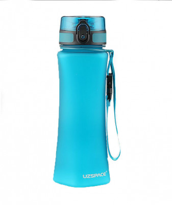 Sticla apa slim Uzspace Tritan, fara BPA cu capac 700ml cyan Handy KitchenServ foto