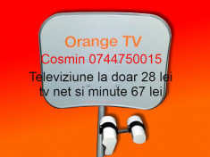 Televiziune Orange tv Satelit 0744750015 foto