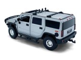 Macheta Hummer H2 / lumina, sunet and coteste roti fata / argintiu Tayumo 1/32