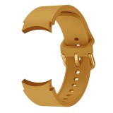 Curea din silicon 20 mm, marca THD pentru Samsung Galaxy Watch 4 Classic 46 mm/42 mm si Samsung Galaxy Watch 4 44 mm/40 mm, culoarea galben