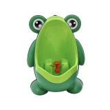 Cumpara ieftin Olita tip pisoar, pentru copii, montare pe perete prin ventuze, plastic PP, model broasca, usor de curatat, 20.5 x 27.5 cm, verde