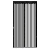 Plasa anti-insecte, cu inchidere magnetica, latime 80-100cm, inaltime 210-220cm, negru