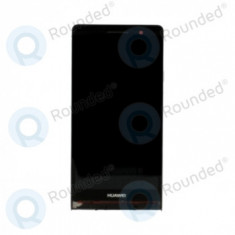 Capacul frontal al modulului display Huawei Ascend P6+lcd+digitizer negru