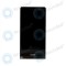 Capacul frontal al modulului display Huawei Ascend P6+lcd+digitizer negru