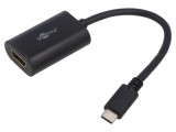 Adaptor HDMI USB-C 0,2m negru