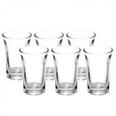 Set 72 Pahare Sticla Shoturi 40ml Baza 3.3cm Verona 1147 foto
