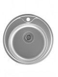 Chiuveta bucatarie Sandonna PS50 Inox, Diametru 500 mm