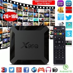 Tv Box Mediaplayer X96Q 4K-3D, Allwinner H3, 2gb,16gb, Wifi ,OTA,Android 10.0 foto