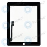 Panou tactil digitizator negru pentru iPad 3, iPad 4