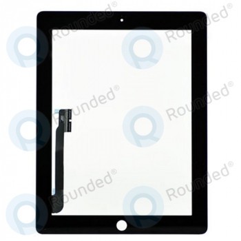 Panou tactil digitizator negru pentru iPad 3, iPad 4 foto