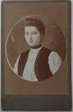 Fotografie de epoca femeie , tip CDV