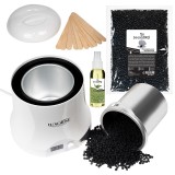 Cumpara ieftin Kit Epilare Ceara Traditionala Granule LUXORISE Diamond Shine - Brazilian Black Pearls 800 ml