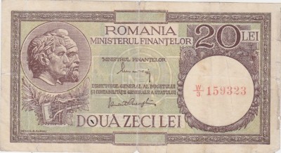 ROMANIA 20 lei 1947, 1948, 1950 Alexandrini Panait Uzata foto
