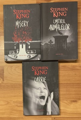 Set 3 carti de Stephen King foto
