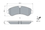 BOSCH 0 986 460 013 set placute frana,frana disc