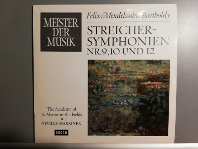 Mendelssohn &amp;ndash; Strings Symphony 9,10 &amp;amp;12 (1980/Decca/RFG) - VINIL/Vinyl/ca Nou foto