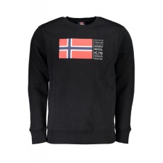 Bluza barbati cu imprimeu cu logo negru, XL