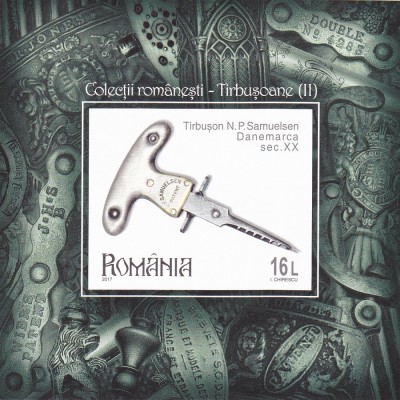 TIRBUSOANE II,BLOC NEDANTELAT,2017,Lp.2140a,MNH. foto