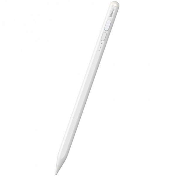 Touch Pen Baseus Smooth Writing 2 Series pentru Apple iPad, Versiune Activ, Alb SXBC060502