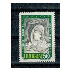 Uruguay 1973 - Craciun, neuzat