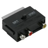 Adaptoare EURO / RCA Soclu 3 RCA-Fisa EURO-SCART Carguard foto