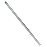 Stalp de gard, zincat, Soft, gri, dreptunghiular, H 2250 mm, 60 x 40 mm