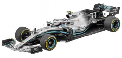 Macheta Oe Mercedes-Benz Amg Petronas Formula One Valtteri Bottas Sezonul 2019 1:18 Argintiu B66960568 foto