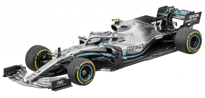 Macheta Oe Mercedes-Benz Amg Petronas Formula One Valtteri Bottas Sezonul 2019 1:18 Argintiu B66960568