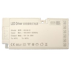 Sursa de alimentare pentru module aplice led mobila, 12V DC, 3A, 36W, HS-36-12