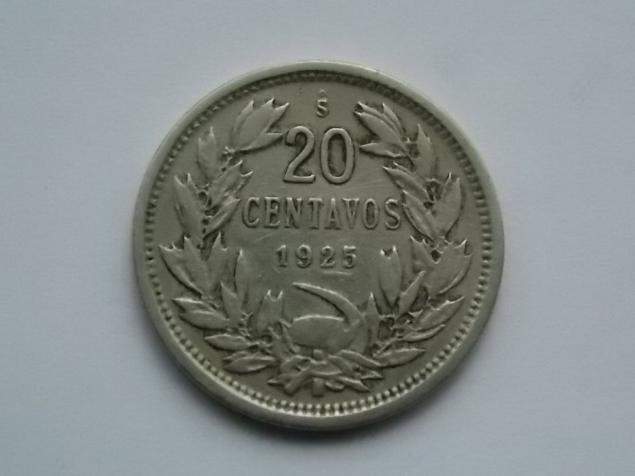 20 CENTAVOS 1925 CHILE