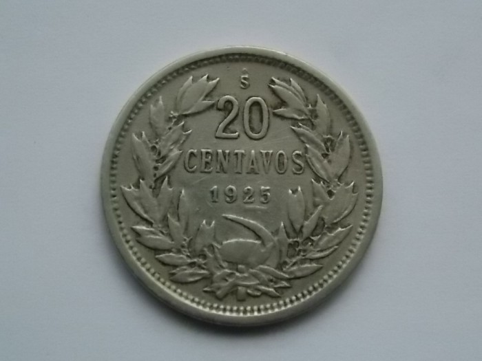 20 CENTAVOS 1925 CHILE