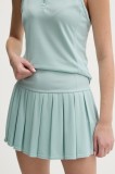 Dkny fusta culoarea turcoaz, mini, evazati, DP5K1012