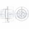 DELPHI BG3884 Disc frana