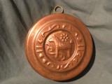 Forma vintage din cupru pentru prajituri , budinci sau decor bucatarie / model traditional scandinav calul Dala !