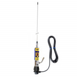 Antena CB LEMM TURBO 2001 Romania, lungime 200 cm, castig 6.5dB, 26.5-28Mhz, 2000W, cablu RG58 4m, fabricata in Italia PNI-AT-2001R