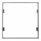 Rama aluminiu pentru panou led 60x60 cm