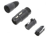 Mufă XLR Mamă 5 Pin pe Cablu Zinc