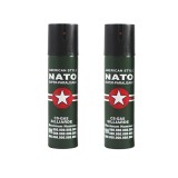 Cumpara ieftin Set 2 Spray Paralizant IdeallStore NATO Defence 60ml Verde, Raza 3m, Autoaparare, Aluminiu, Nontoxic