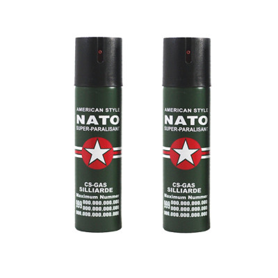 Set 2 sprayuri paralizante IdeallStore&amp;reg;, NATO Defence, 60 ml, verde foto