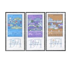 Ungaria 1970 - expo filatelic la Budapesta, serie neuzata