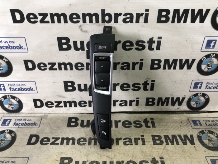 Buton control suspensie PDC si asistenta coborare xdrive BMW F10 F11 F12 F13