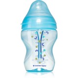 Tommee Tippee Closer To Nature Anti-colic Advanced Baby Bottle biberon pentru sugari Slow Flow Blue 0 m+ 260 ml