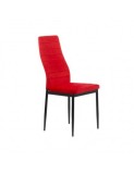 Scaun de living si bucatarie BUC 263V, catifea, picioare metalice, spatar inalt, 120 kg