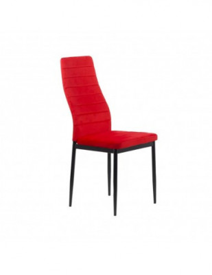 Scaun de living si bucatarie BUC 263V, catifea, picioare metalice, spatar inalt, 120 kg foto