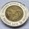 403. Moneda Panama 1 balboa 2019 (JMJ-World Young Day. Logo)