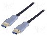 Cablu HDMI - HDMI, din ambele par&amp;#355;i, HDMI mufa, 20m, negru, QOLTEC - 50472