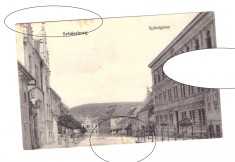 CP Sighisoara - Spitalul, pana in 1918, necirculata, stare buna, cu pete