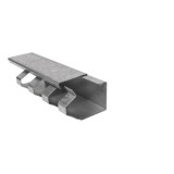 Sina / Profil - 200 cm pentru Lamele PVC- pentru perdele industriale