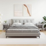 vidaXL Noptiere, 2 buc., gri sonoma, 40x35x50 cm, lemn compozit 830713