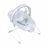 Balansoar electric, FreeON, Enjoy, cu vibratii si melodii, senzor de sunet, pana la 9 kg, 1 luna+, Blue